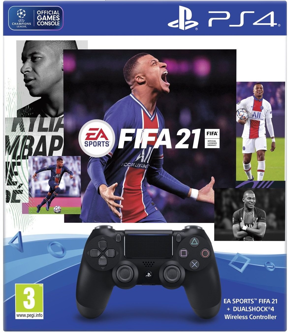 Геймпад SONY DualShock 4 v2 + FIFA 21 (черный) купить в Минске