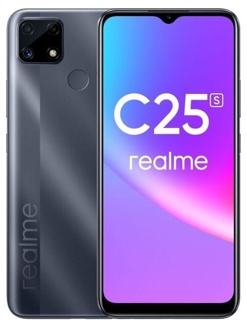 Смартфон REALME C25s RMX3195 4GB/64GB (серый) Смартфон REALME C25s RMX3195 4GB/64GB (серый)