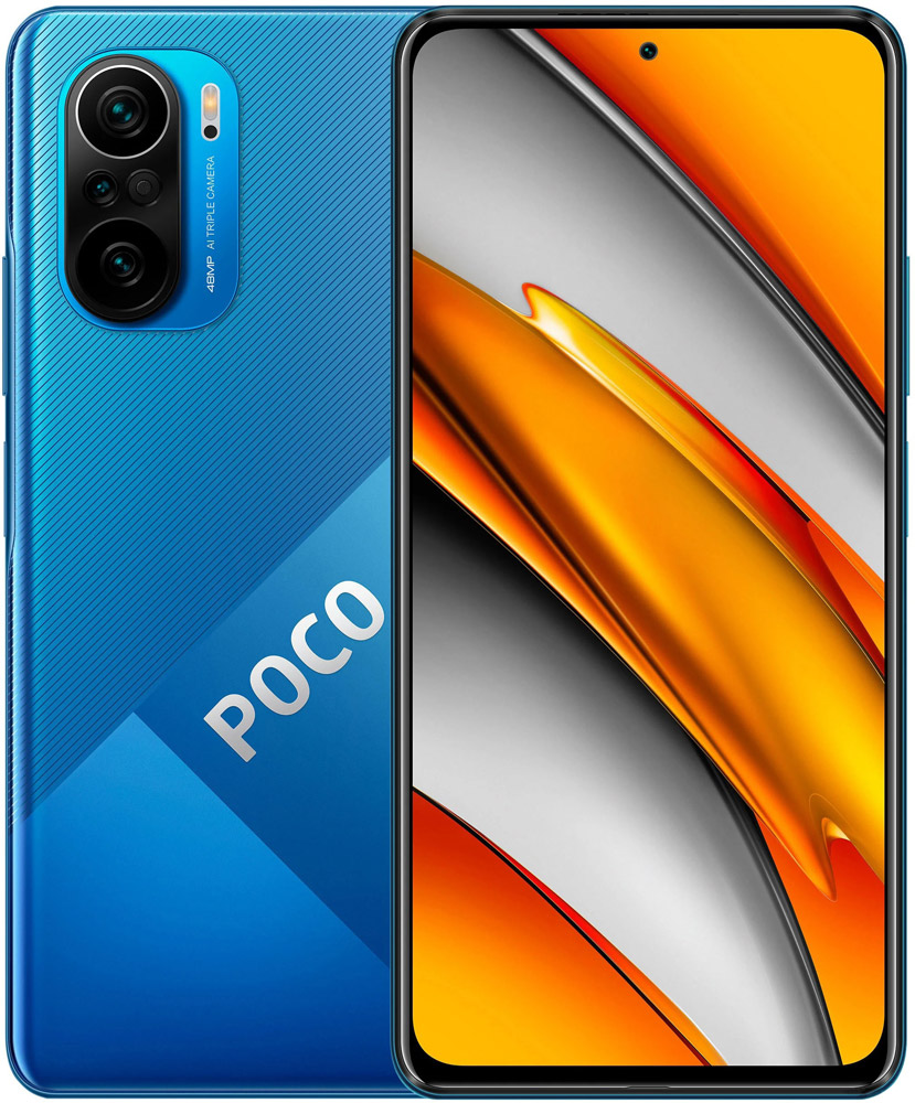 Смартфон POCO F3 6GB 128GB (синий) купить в Минске