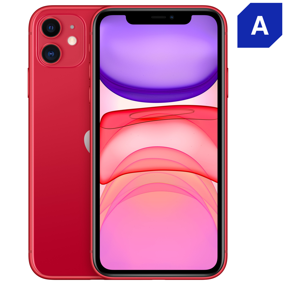 Смартфон APPLE (грейд A) iPhone 11 64GB RED Б У (2AMWLV2) купить в Минске