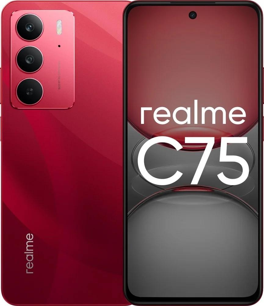 Смартфон REALME C75 8GB/256GB RMX3941 (красный) Смартфон REALME C75 8GB/256GB RMX3941 (красный)