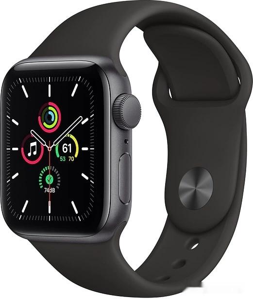 Умные часы APPLE Watch SE 2 40 мм MXE93LL/A (алюминий полуночный/полуночный спортивный M/L) Умные часы APPLE Watch SE 2 40 мм MXE93LL/A (алюминий полуночный/полуночный спортивный M/L)
