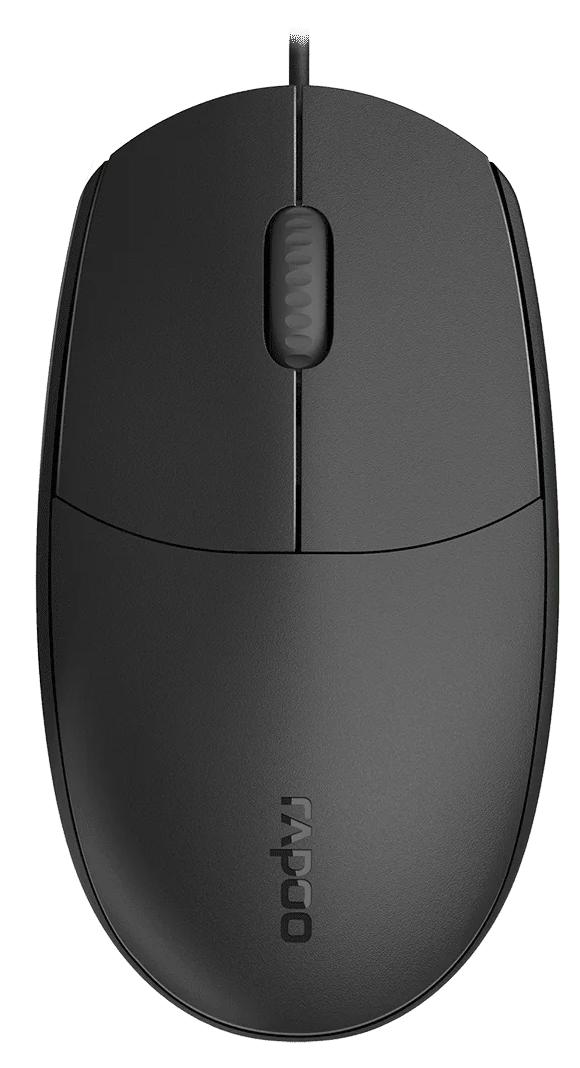 Мышь проводная RAPOO N100C (черный) Мышь проводная RAPOO N100C (черный)