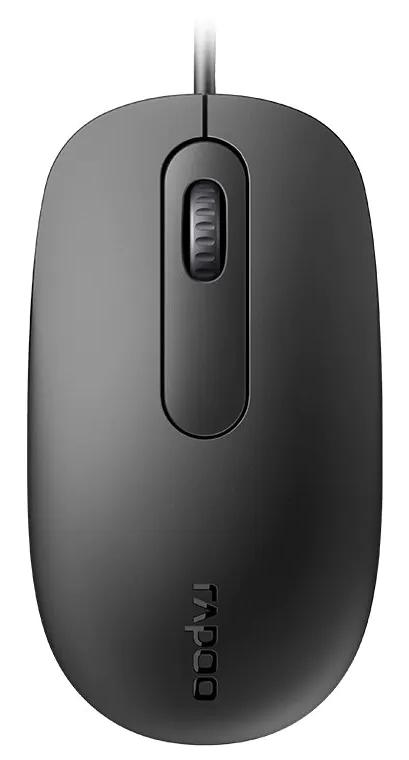 Мышь проводная RAPOO N200 (черный) Мышь проводная RAPOO N200 (черный)