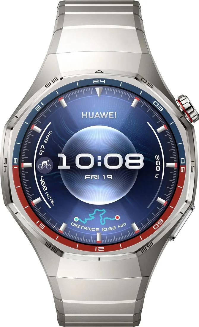 Умные часы HUAWEI Watch GT 6 Pro 46 мм (серебристый, с титановым браслетом)
