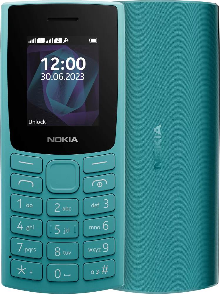 Кнопочный телефон NOKIA 105 TA-1557 DS EAC (бирюзовый) Кнопочный телефон NOKIA 105 TA-1557 DS EAC (бирюзовый)