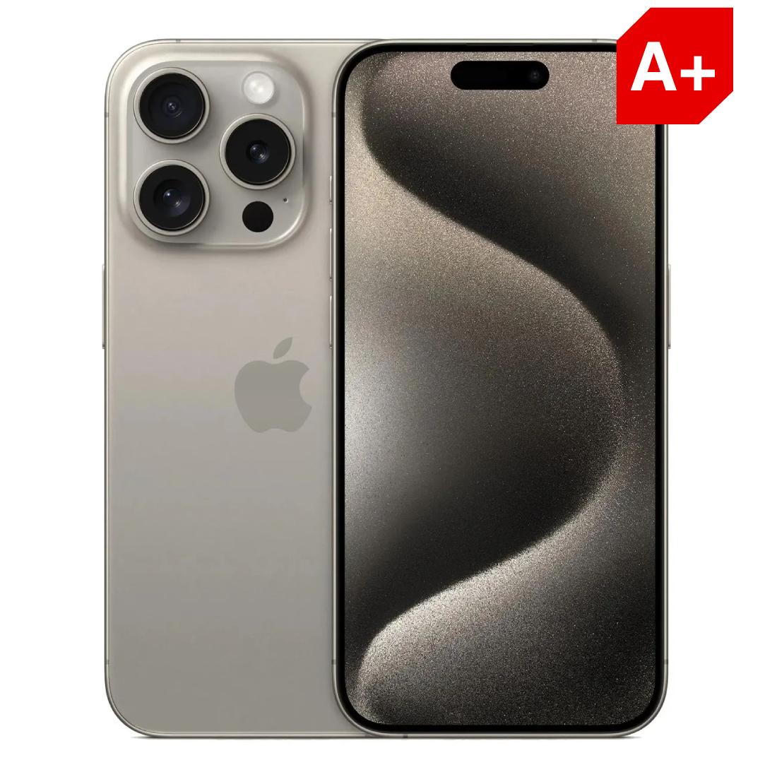 Смартфон APPLE б/у (грейд A+) iPhone 15 Pro 128GB eSIM ELN3102X0027 (природный титан) Смартфон APPLE б/у (грейд A+) iPhone 15 Pro 128GB eSIM ELN3102X0027 (природный титан)