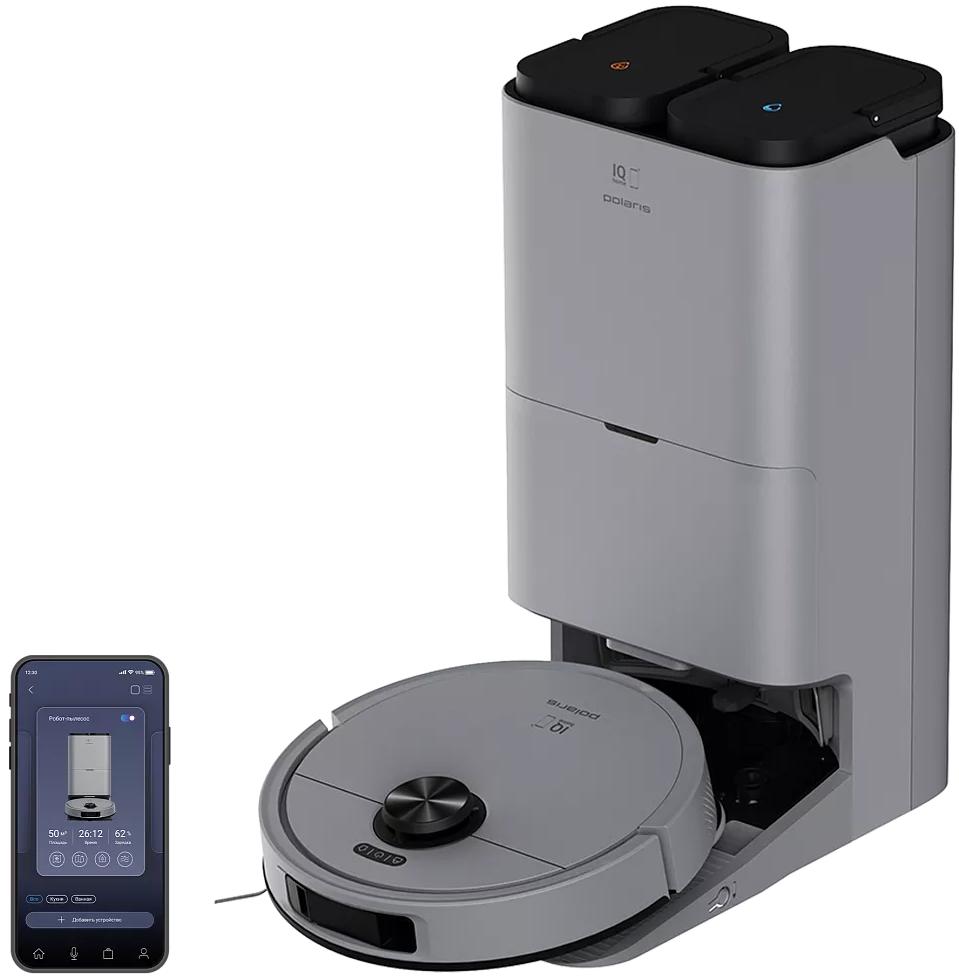 Робот-пылесос POLARIS PVCRAC 7790 Pro WI-FI IQ Home (графит) Робот-пылесос POLARIS PVCRAC 7790 Pro WI-FI IQ Home (графит)