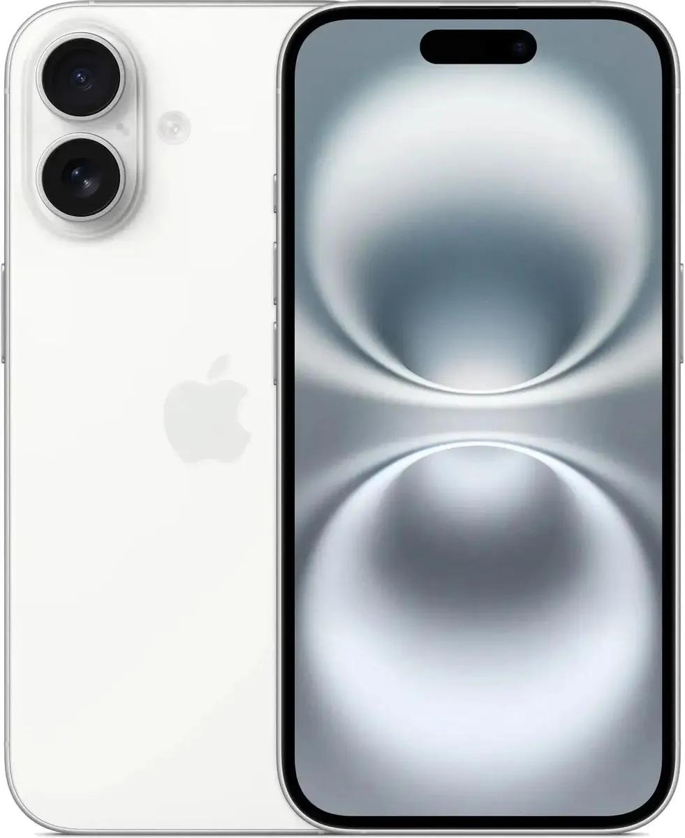 Смартфон APPLE iPhone 16 128GB eSIM MYDR3J/A (белый) Смартфон APPLE iPhone 16 128GB eSIM MYDR3J/A (белый)