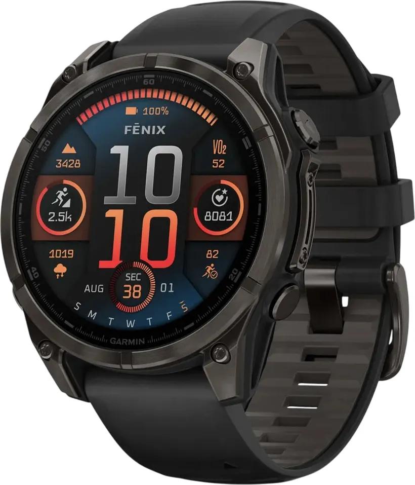 Умные часы GARMIN Fenix 8 47mm 010-02904-21 (угольно-серый) Умные часы GARMIN Fenix 8 47mm 010-02904-21 (угольно-серый)