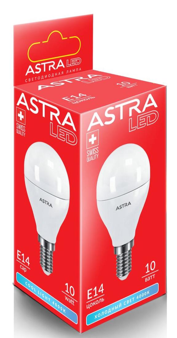 Лампочка ASTRA G45 10W E14 4000K Лампочка ASTRA G45 10W E14 4000K