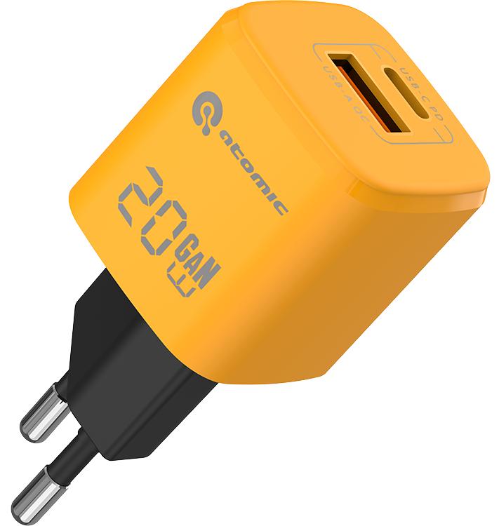 Сетевое з/у ATOMIC UniQ G201 GAN 2-порта USB (A+C) Сетевое з/у ATOMIC UniQ G201 GAN 2-порта USB (A+C)