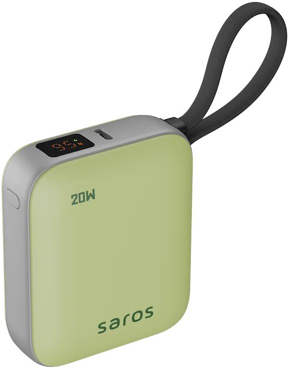 Внешний аккумулятор (power bank) SAROS AXL102 20W 10000mAh (зеленый) Внешний аккумулятор (power bank) SAROS AXL102 20W 10000mAh (зеленый)