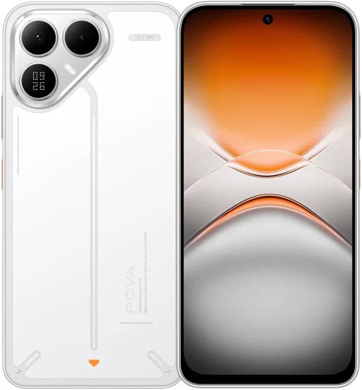 Смартфон TECNO Pova 8 5G LK6 8GB/128GB (белый) Смартфон TECNO Pova 8 5G LK6 8GB/128GB (белый)