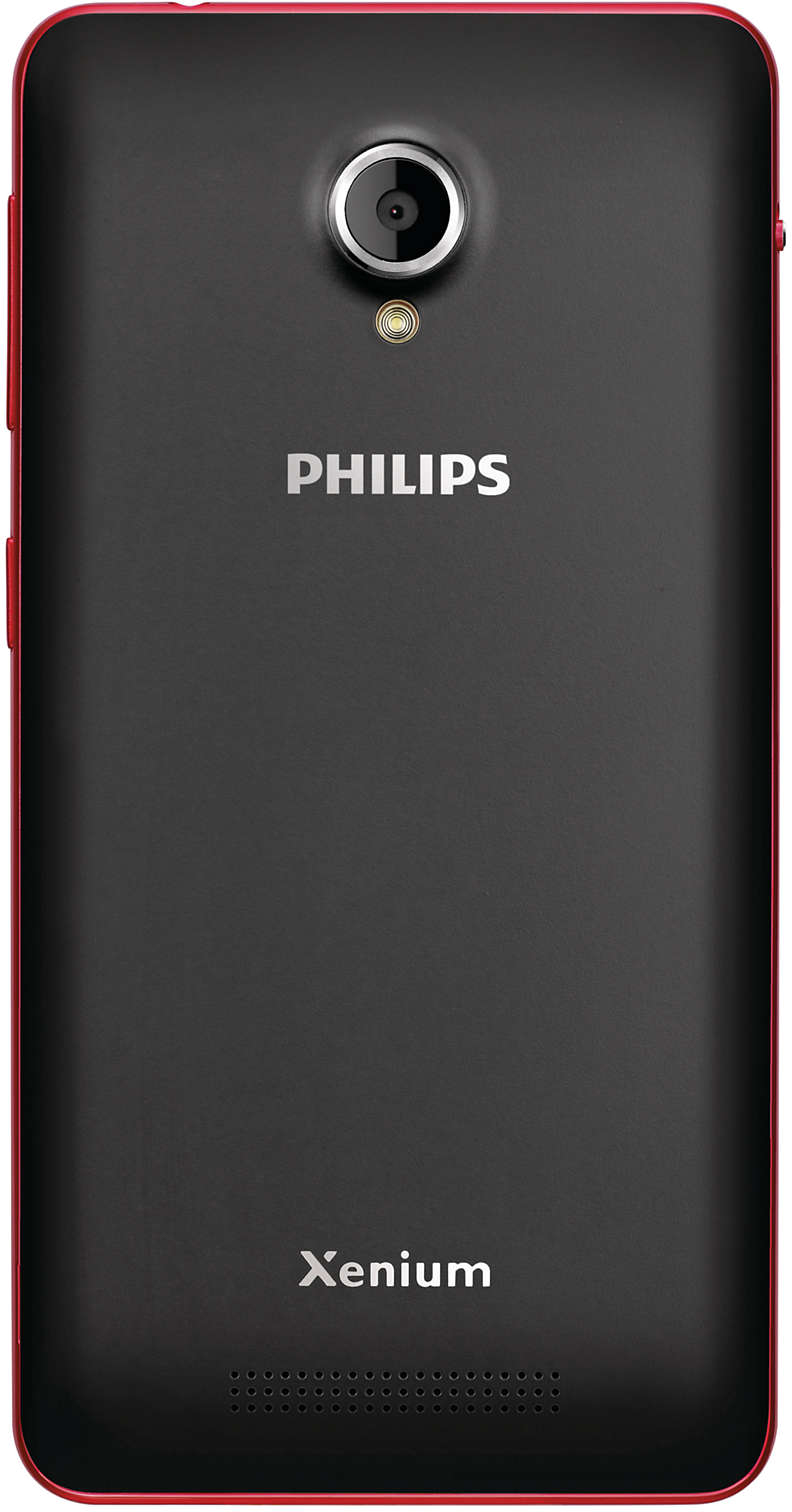 Мобильный телефон PHILIPS Xenium V377 (красный черный) купить в Минске