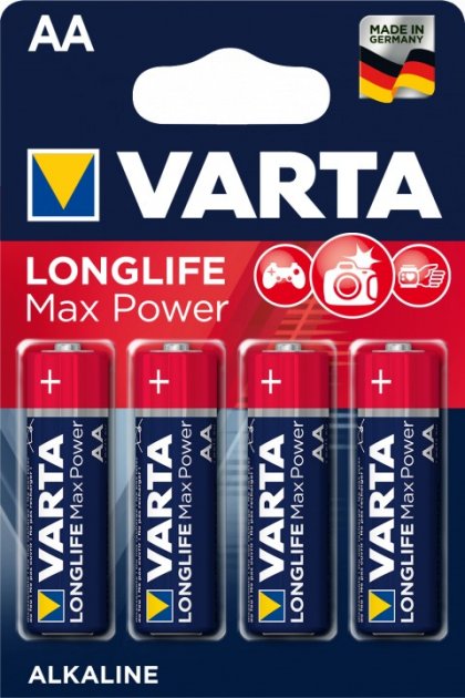 батарейки VARTA MAX T./LONGLIFE MAX P. AA (4 ШТ)