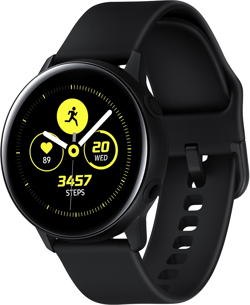 Умные часы SAMSUNG Galaxy Watch Active (черный сатин) купить в Минске