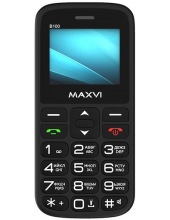 MAXVI B100 (ЧЕРНЫЙ) кнопочный телефон
