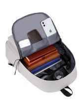 CITY BACKPACK 15,6 LIGHT GREY (1040)