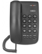 TEXET TX-241 (ЧЕРНЫЙ) проводной телефон