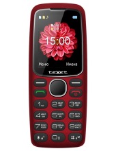 TEXET TM-B307 +ЗУ WC-111 (КРАСНЫЙ) кнопочный телефон