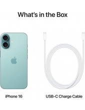 iPhone 16 128GB DualSIM MYF03CH/A (бирюзовый) iPhone 16 128GB DualSIM MYF03CH/A (бирюзовый)