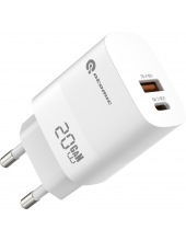 MOTION G202 GAN 20W 2-порта USB A+C, 10.202 (белый) MOTION G202 GAN 20W 2-порта USB A+C, 10.202 (белый)