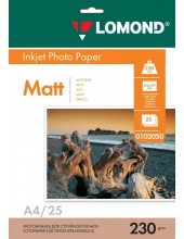 ���������� LOMOND A4, 230 �/�, 25 �, ������� (0102050)