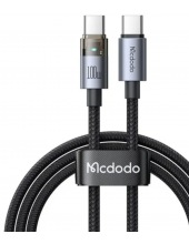������ Type-C - Type-C MCDODO CA-5580/CA-5582 USB-C to USB-C 100W Transparent Charging Light 1.2m (������)