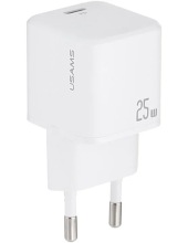 ������� �/� USAMS 25W GaN Mini Fast Charger CC289TC02 (�����)