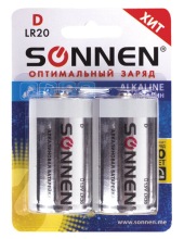 ��������� SONNEN D (LR20) 451091 �������� 2��., �������, � ��������, 1.5�