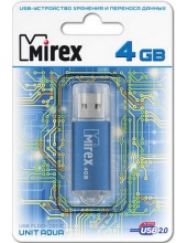 usb flash MIREX UNIT AQUA 4GB (13600-FMUAQU04)