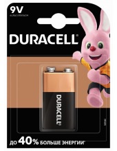 DURACELL 9V/MN1604 BP (1 ШТ) батарейки