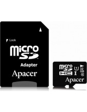 APACER MICROSDHC UHS-I (CLASS 10) 32GB + АДАПТЕР (AP32GMCSH10U1-R) карта памяти